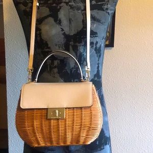 Authentic Kate Spade Woven Crossbody Handbag